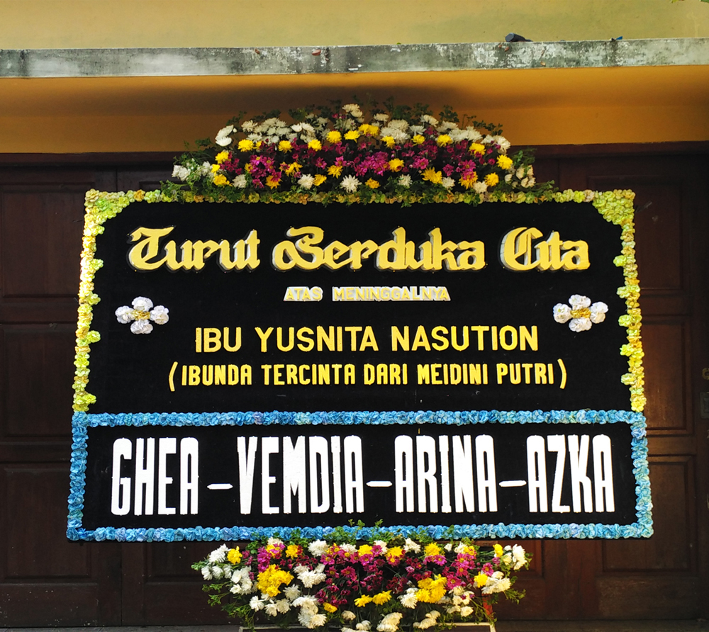 "karangan bunga dukacita di medan"